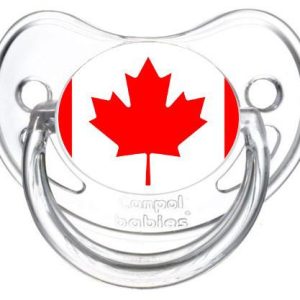 sucette personnalisée drapeau canada