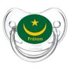 sucette personnalisée drapeau mauritanie et prénom